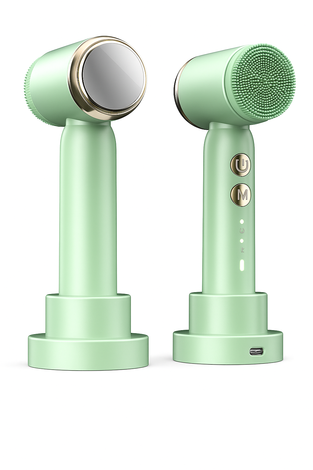 6 In 1 Ultrasonic Electric Face Cleansing Brush Compress