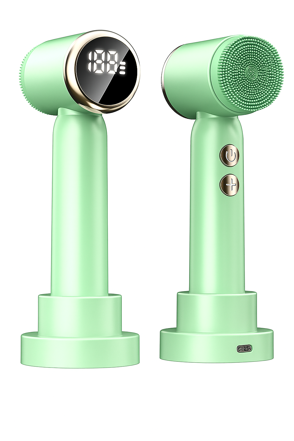 6 In 1 Ultrasonic Electric Face Cleansing Brush Compress