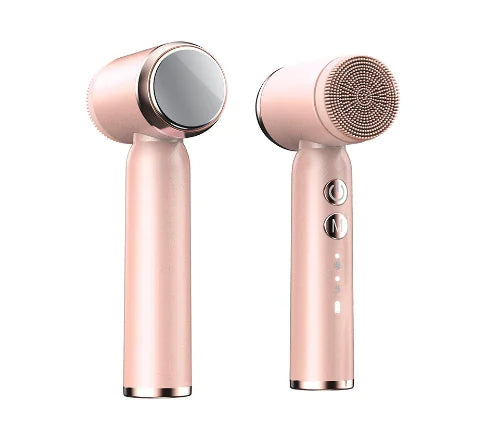 6 In 1 Ultrasonic Electric Face Cleansing Brush Compress